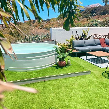 Casa Con Piscina Y Jardin Con Vistas Al Mar Villa Puerto de la Madera Ngoại thất bức ảnh