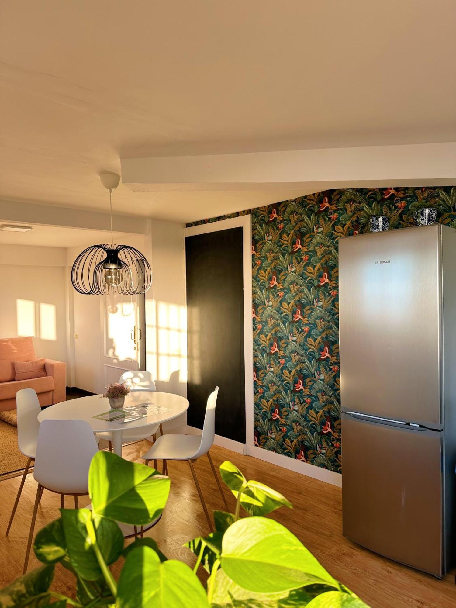 Casa Con Piscina Y Jardin Con Vistas Al Mar Villa Puerto de la Madera Ngoại thất bức ảnh