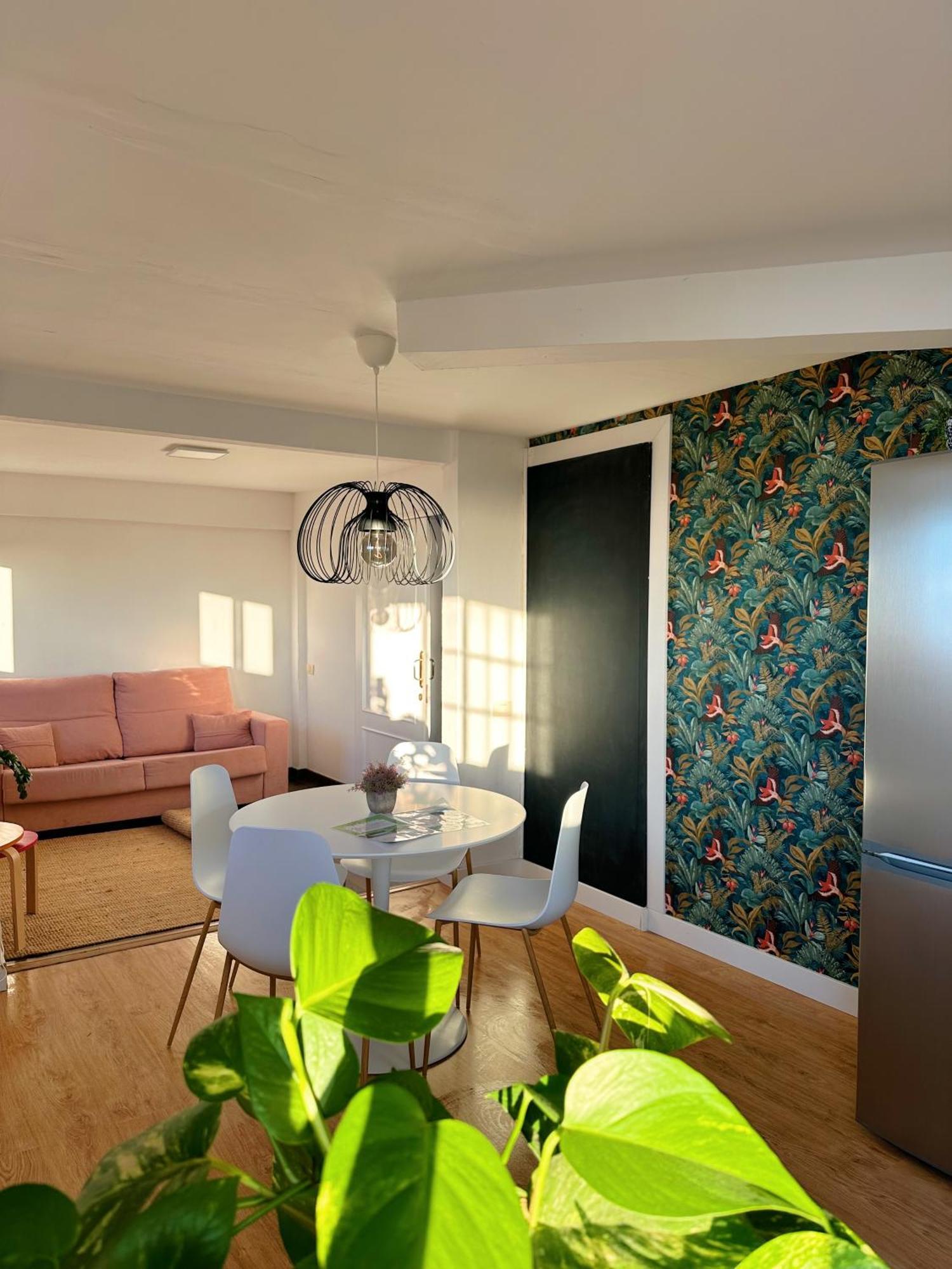 Casa Con Piscina Y Jardin Con Vistas Al Mar Villa Puerto de la Madera Ngoại thất bức ảnh